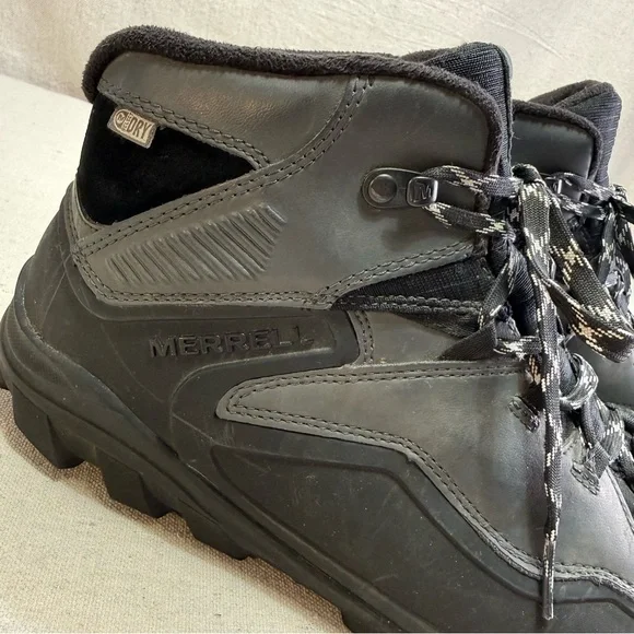 Merrell Men’s Waterproof Winter Boots Vibram Arctic Grip Ice Traction Size 12 - Picture 5 of 16